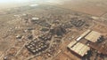 DUBAI, UNITED ARAB EMIRATES - DECEMBER 29, 2019. High altitude aerial shot of the DUBAI EXPO 2020 under construction