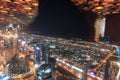 Dubai, United Arab Emirates Ã¢â¬â December 14, 2021, the people visiting the the 24th and 25th floor of Burj Khalifa at night and