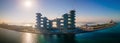 Dubai, United Arab Emirates - December 1, 2020: The Royal Atlantis Resort & Residences on the Palm Jumeirah island in Dubai under