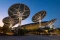 Dubai, United Arab Emirates - February 4, 2020: Terra Pavilion at the EXPO 2020 built for EXPO 2020 scheduled to be held in 2021 Royalty Free Stock Photo