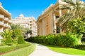 Luxury resort in The Palm Jumeirah Royalty Free Stock Photo