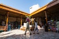 DUBAI, UNITED ARAB EMIRATES - MARCH 2019: men walking in Gold Souq market
