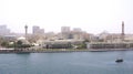 DUBAI, UNITED ARAB EMIRATES - MARCH 31st, 2014: Traditional wooden boats on Dubai Creek as an ferry Royalty Free Stock Photo