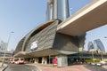 Metro station Burj Khalifa Dubai Mall public transport transit transportation traffic