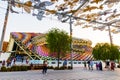 The beautiful Republic of Korea pavilion at the Expo 2020 Dubai UAE Royalty Free Stock Photo