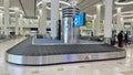 DUBAI, UNITED ARAB EMIRATES. 15 SEPTEMBER 2023. Luggage Retrieval, Dubai International Airport