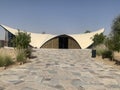 Dubai, United Emirates: Rear view of the reception area at Terra Solis Dubai desert destination