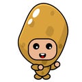 Dubbing style potato mascot costume