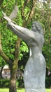 Dubica, Bosnia and Herzegovina,sculpture of a woman