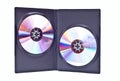 Duble dvd case Royalty Free Stock Photo