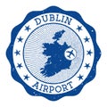 Dublin Airport stamp.