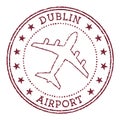 Dublin Airport stamp.