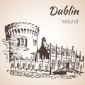 Dublin Castle - Ireland Royalty Free Stock Photo