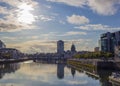 Dublin City Skyline Royalty Free Stock Photo