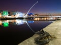 Dublin Docklands by Night Royalty Free Stock Photo