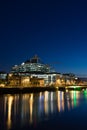 Dublin Docklands at Night Royalty Free Stock Photo