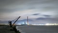 Dublin Docks, Poolbeg Lighthouse Royalty Free Stock Photo