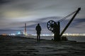 Dublin Docks, Poolbeg Lighthouse Royalty Free Stock Photo