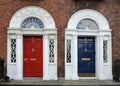 Dublin doors Royalty Free Stock Photo