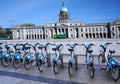 Dublin has a large number of bike sharing stations