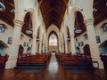 Dublin, Ireland - 07.12.2023: stunning interior of St Catherine\'s Church of Ireland.