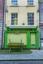 Restaurants and pubs closed due to covid restrictions. Dublin, Ireland Royalty Free Stock Photo