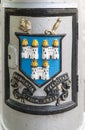 Coat of Arms of Dublin City, Ireland.