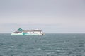 Irish Ferries `Ulysses` from Dublin heading back towards England