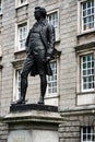 DUBLIN, IRELAND - AUGUST 30: Trinity College campus, Dublin City, Ireland Royalty Free Stock Photo