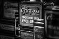 DUBLIN, IRELAND, DECEMBER 24, 2018: Close up of Connemara metal tea boxes in a store, a typical trademark infusion of Ireland in