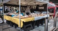 Stand of Irish bread, pastry and specialty vendor in the Temple Bar district in Dublin