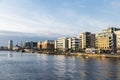 Dublin view from the River Liffey, Ireland