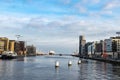 Dublin view from the River Liffey, Ireland