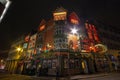 DUBLIN, IRELAND - JANUARY 1, 2017: O`neills Bar is a famous bar in Dublins cultural quarter visited by thousands of tourists every