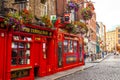 Famous irish Temple bar, Dublin Royalty Free Stock Photo