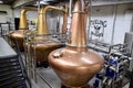 Copper Stills at The Teeling Whiskey Distillery. Dublin, Ireland. March 29, 2017.