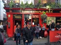 The Temple Bar is a popular destination in Dublin Ireland.