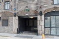 Entrance to Jameson Distillery on bow street estd 1780 Royalty Free Stock Photo