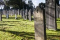 DUBLIN. IRELAND - November 12 ,2017 : The gravestones on Glasnevin Cemetery