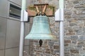 Historical bell at Bow Street in Dublin