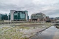 IFSC pond at International Financial Services Centre Royalty Free Stock Photo