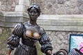 The statue of Molly Malone in Dublin Ireland on Suffolk Street