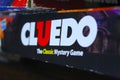 Cluedo board game logo on box exterior