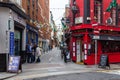 Typical irish pub, The Bankers at Trinity Street, Dublin, Ireland