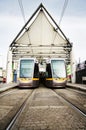 Dublin Luas public transport trams