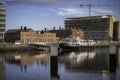 North Quays Dublin on a Sunny Morning Royalty Free Stock Photo