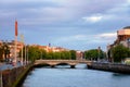 Dublin River Liffey Ireland Royalty Free Stock Photo