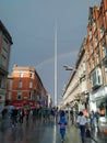 Dublin Spire Rainbow Royalty Free Stock Photo