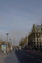 Dublin Spire monument in O`connel street, Royalty Free Stock Photo