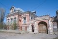 Dubovka. Volgograd region - Russia. April 09, 2023 The old building of the library in Dubovka. House of merchant